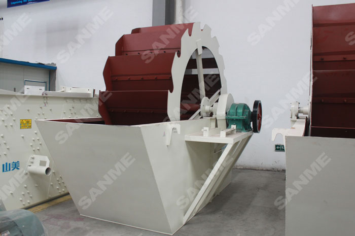 大型骨料生產(chǎn)線(xiàn)，為什么都選擇輪式洗砂機(jī)